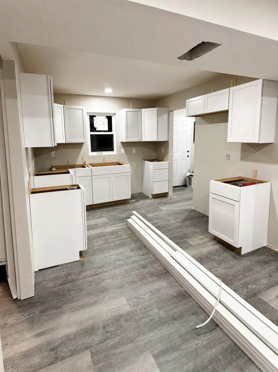 Kitchen remodel finished by First Line Solutions in Cedar Rapids